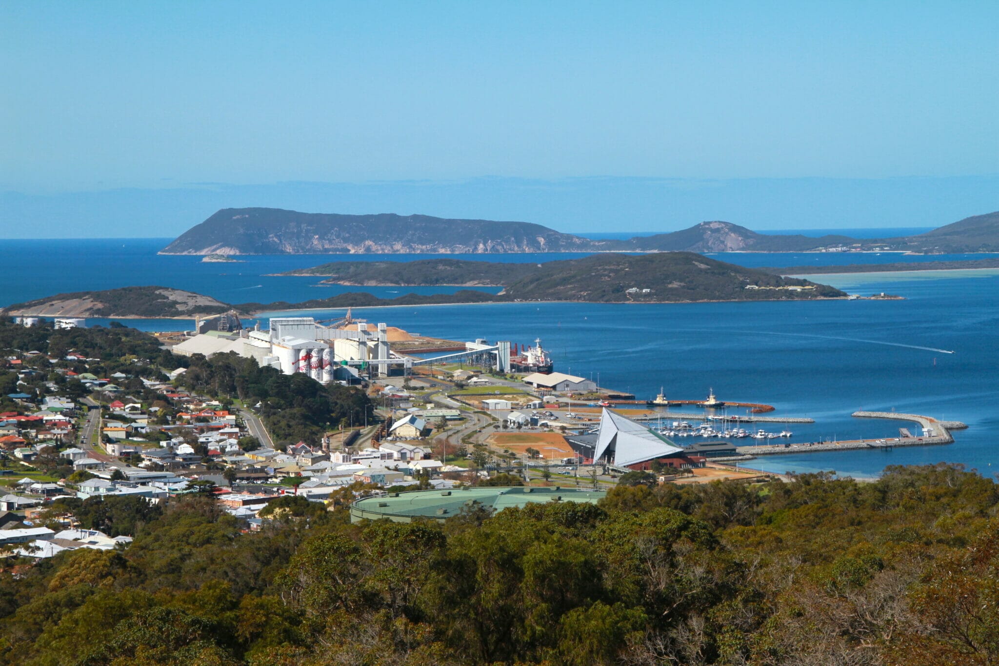 View of Princess Royal Harbour and King George Sound from Mt Melville, Albany