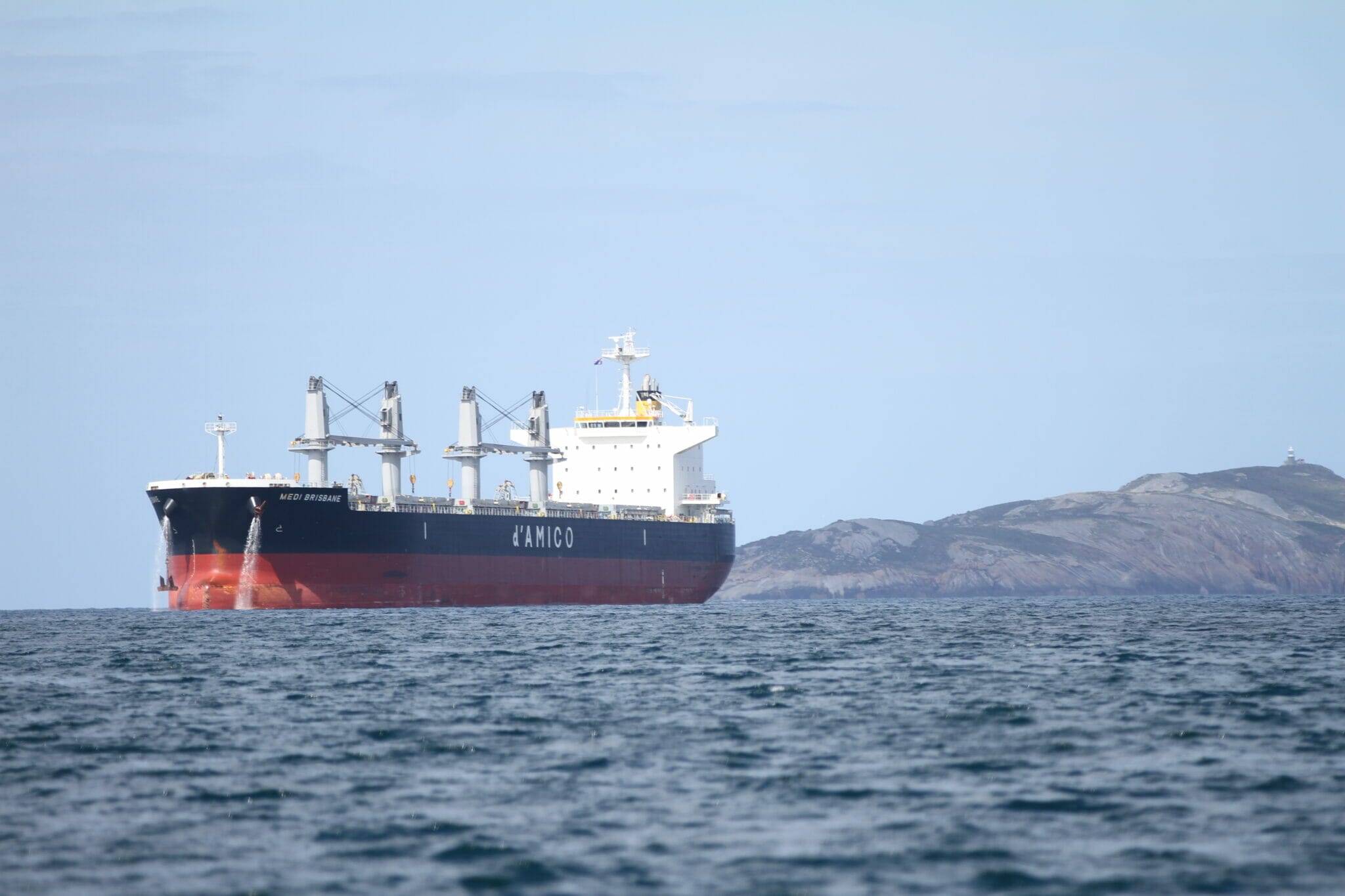 Bulk Carrier MEDI BRISBANE near Breaksea Island in King George Sound